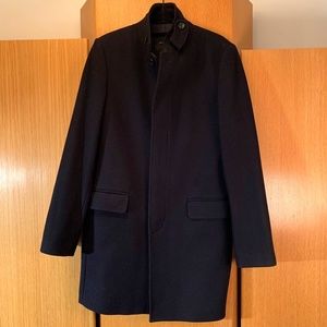 Immaculate Navy Wool Overcoat